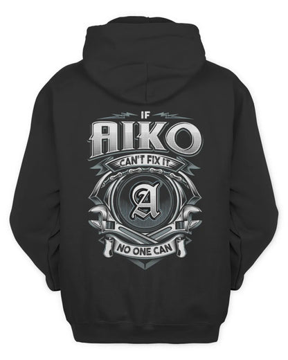 AIKO AP81-K4-626 - Personalized Ahmed Quote Apparel “If Ahmed Can't Fix It, No One Can” - Unisex Hoodie - Black