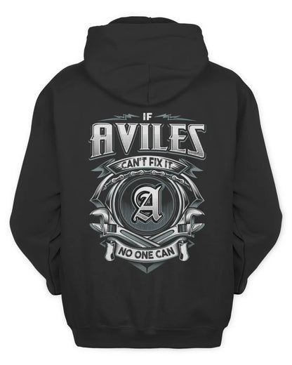 AVILES AP81-K4-626 - Personalized Ahmed Quote Apparel “If Ahmed Can't Fix It, No One Can” - Unisex Hoodie - Black