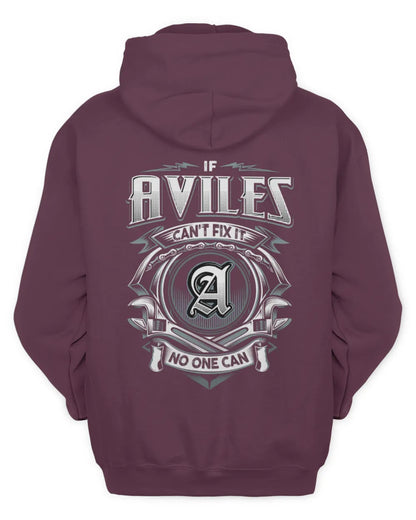 AVILES AP81-K4-626 - Personalized Ahmed Quote Apparel “If Ahmed Can't Fix It, No One Can” - Unisex Hoodie - Maroon