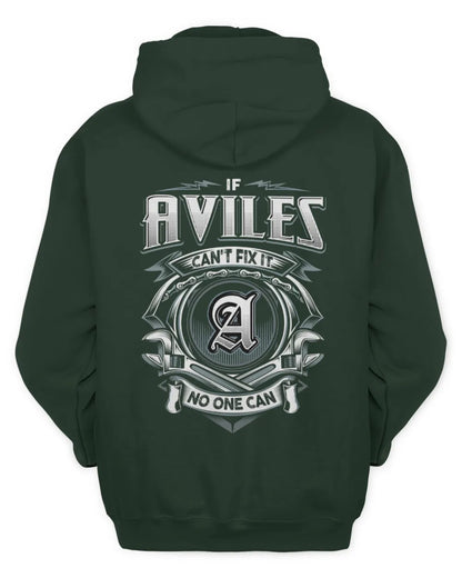 AVILES AP81-K4-626 - Personalized Ahmed Quote Apparel “If Ahmed Can't Fix It, No One Can” - Unisex Hoodie - Forest Green