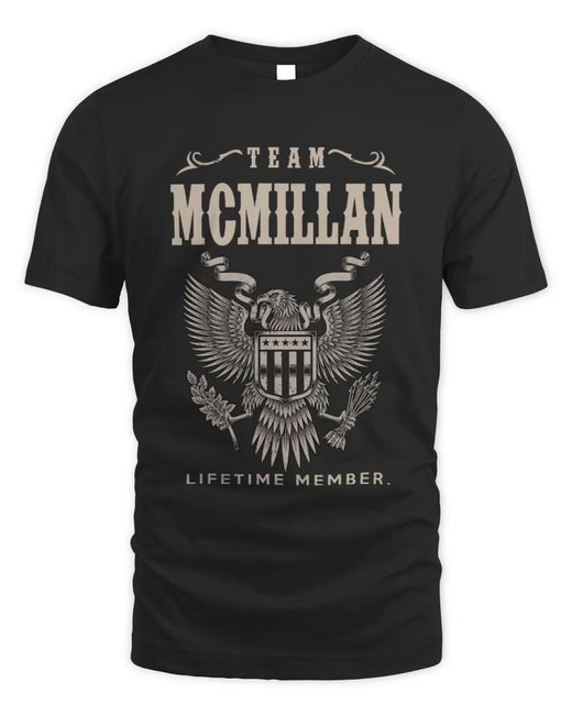 MCMILLAN TP06-K82 – Personalized Classic Style Apparel “Team NAME Lifetime Member”