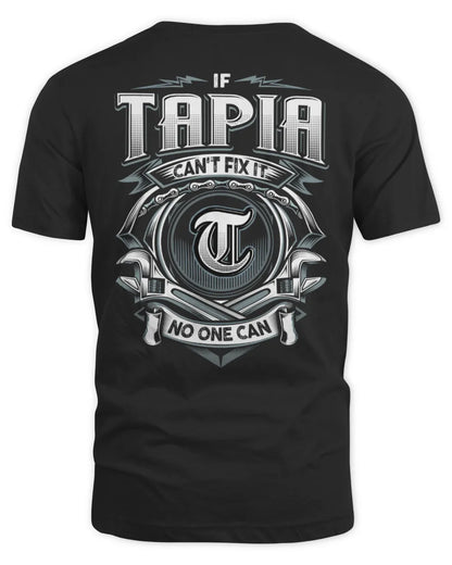TAPIA AP81-K4-626 - Personalized Ahmed Quote Apparel “If Ahmed Can't Fix It, No One Can” - Unisex Standard T-Shirt - Black