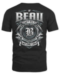 BEAU AP81-K4-626 - Personalized Ahmed Quote Apparel “If Ahmed Can't Fix It, No One Can” - Unisex Standard T-Shirt - Black