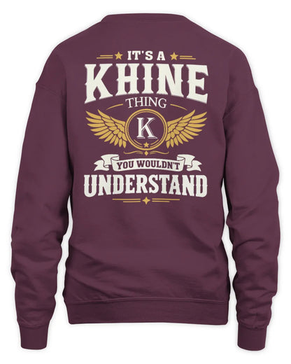 KHINE KT06-M008 It’s a [NAME] Thing – You Wouldn’t Understand | Personalized Vintage T-Shirt - Unisex Sweatshirt - Maroon