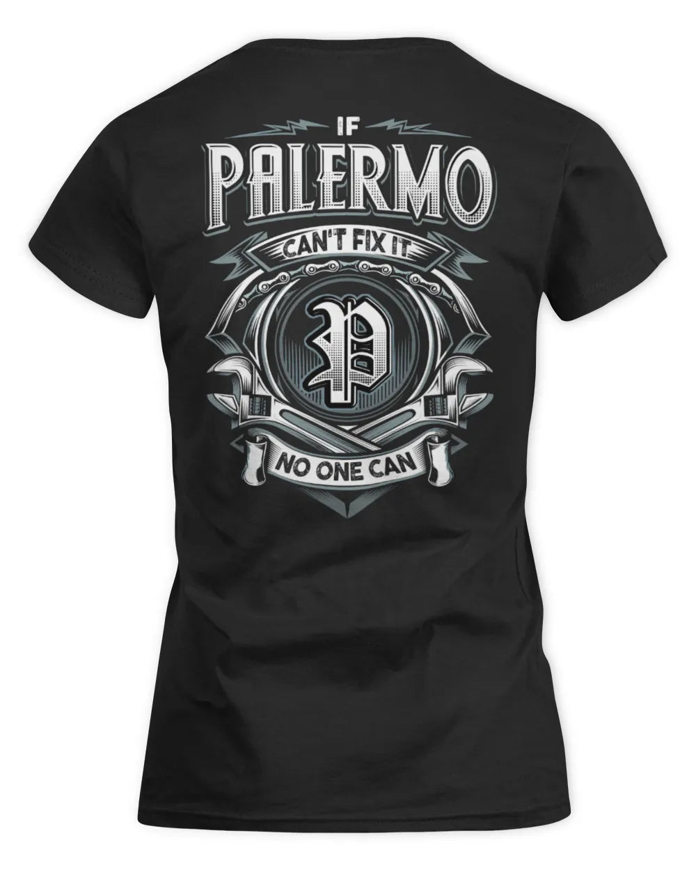 PALERMO AP81-K4-626 - Personalized Ahmed Quote Apparel “If Ahmed Can't Fix It, No One Can” - Women's Standard T-Shirt - Black