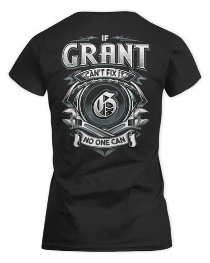 GRANT AP81-K4-626 - Personalized Ahmed Quote Apparel “If Ahmed Can't Fix It, No One Can” - Women's Standard T-Shirt - Black