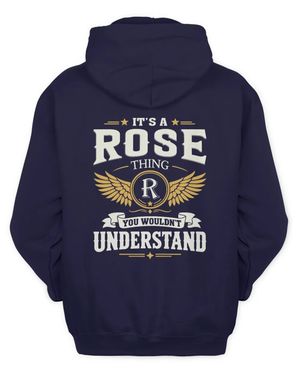 ROSE KT06-M008 It’s a [NAME] Thing – You Wouldn’t Understand | Personalized Vintage T-Shirt - Unisex Hoodie - Navy