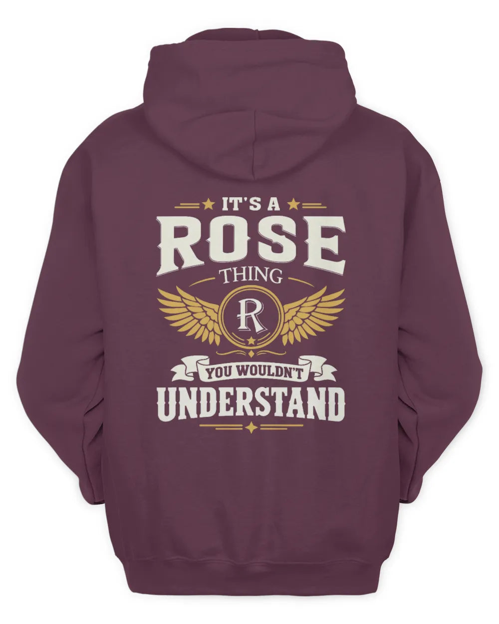 ROSE KT06-M008 It’s a [NAME] Thing – You Wouldn’t Understand | Personalized Vintage T-Shirt - Unisex Hoodie - Maroon