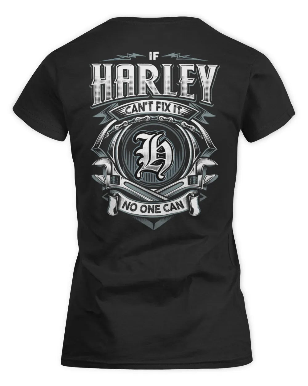 HARLEY AP81-K4-626 - Personalized Ahmed Quote Apparel “If Ahmed Can't Fix It, No One Can” - Women's Standard T-Shirt - Black