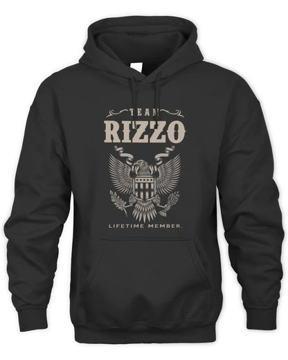 RIZZO TP06-K82 – Personalized Classic Style Apparel “Team NAME Lifetime Member” - Unisex Hoodie - Black
