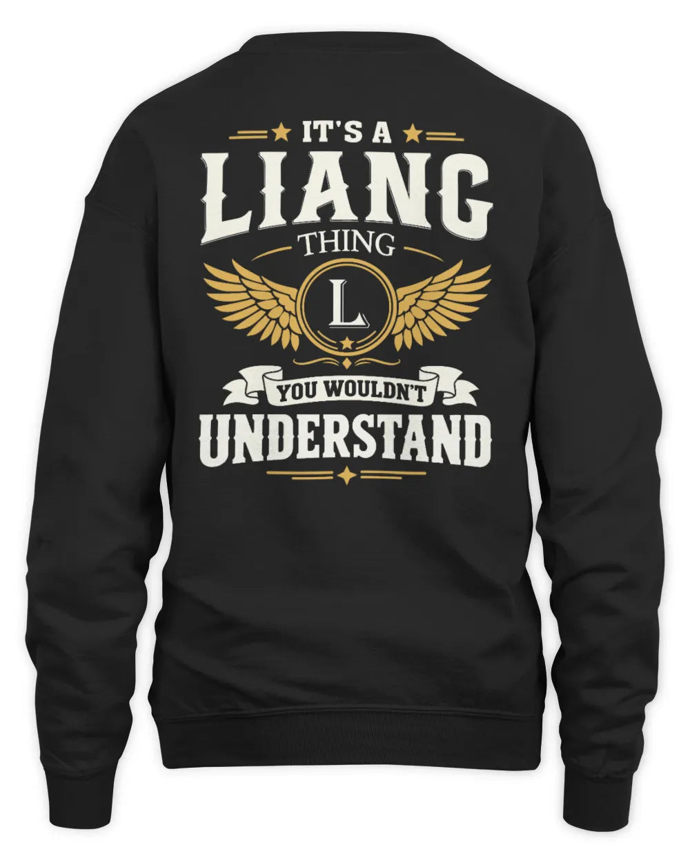 LIANG KT06-M008 It’s a [NAME] Thing – You Wouldn’t Understand | Personalized Vintage T-Shirt - Unisex Sweatshirt - Black