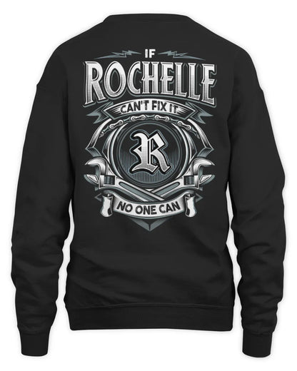 ROCHELLE AP81-K4-626 - Personalized Ahmed Quote Apparel “If Ahmed Can't Fix It, No One Can” - Unisex Sweatshirt - Black