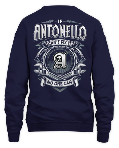 ANTONELLO AP81-K4-626 - Personalized Ahmed Quote Apparel “If Ahmed Can't Fix It, No One Can” - Unisex Sweatshirt - Navy