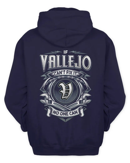 VALLEJO AP81-K4-626 - Personalized Ahmed Quote Apparel “If Ahmed Can't Fix It, No One Can” - Unisex Hoodie - Navy
