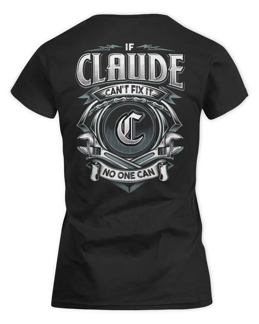 CLAUDE AP81-K4-626 - Personalized Ahmed Quote Apparel “If Ahmed Can't Fix It, No One Can” - Women's Standard T-Shirt - Black