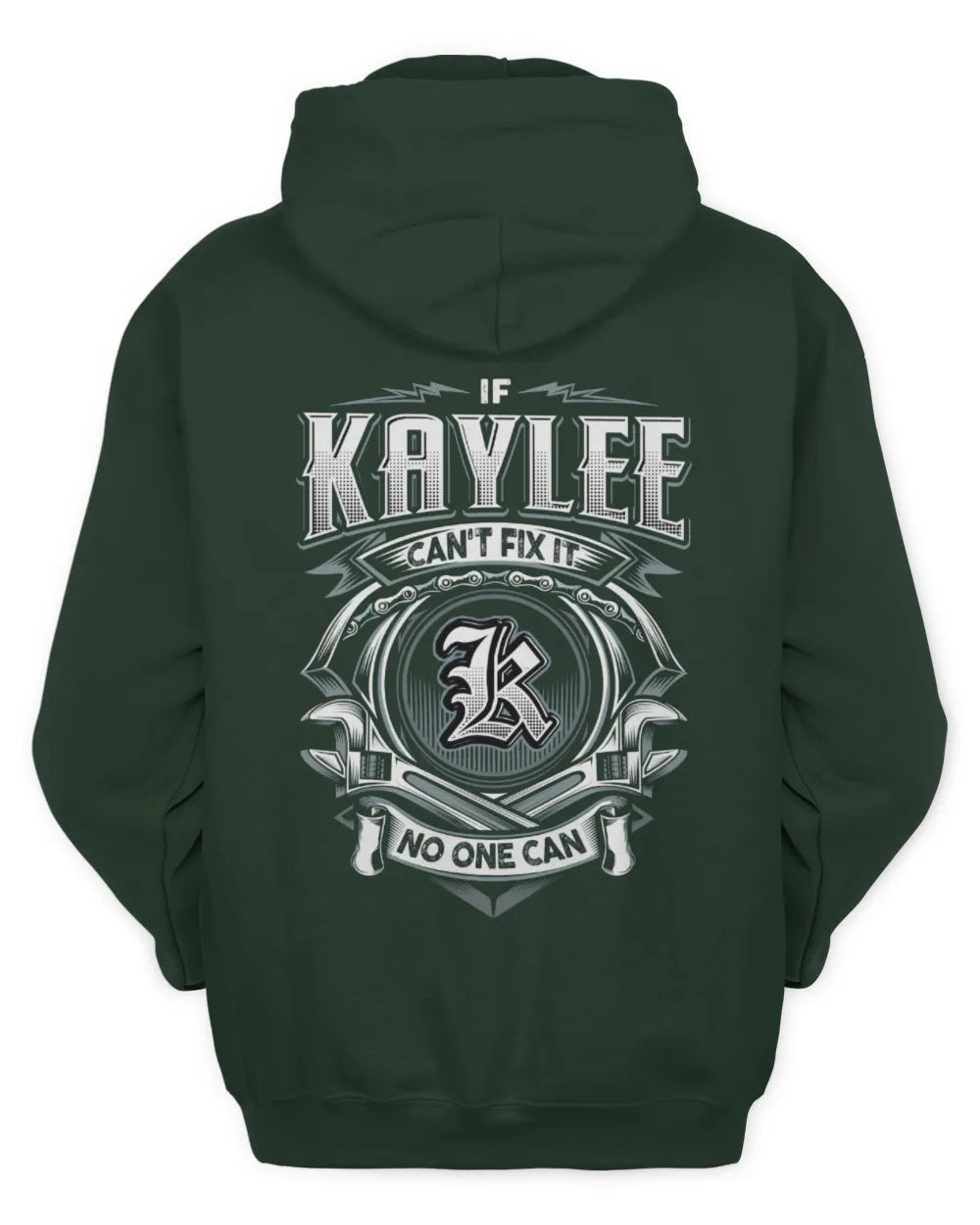 KAYLEE AP81-K4-626 - Personalized Ahmed Quote Apparel “If Ahmed Can't Fix It, No One Can” - Unisex Hoodie - Forest Green
