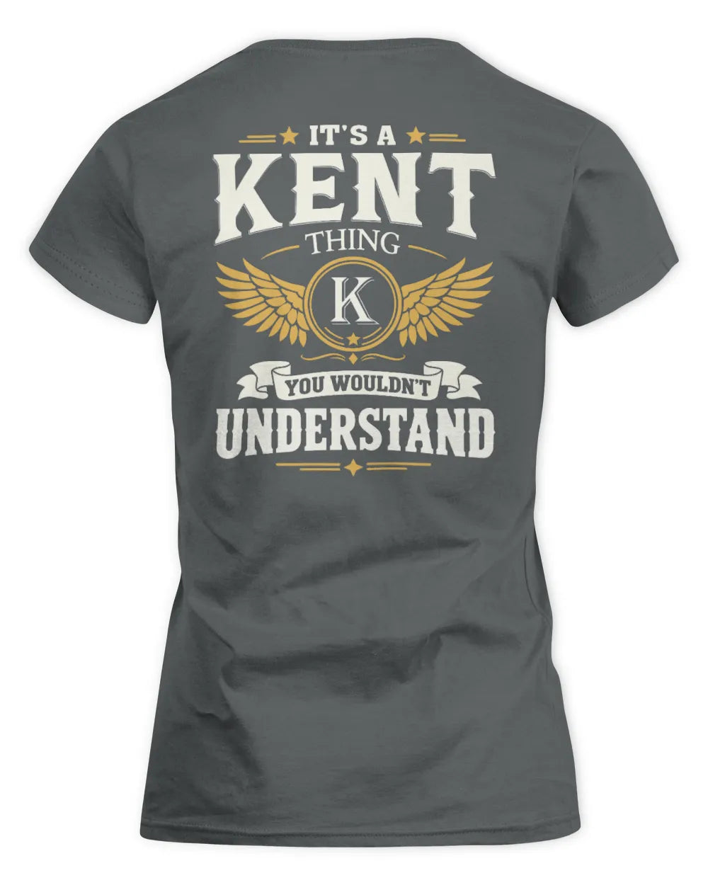 KENT KT06-M008 It’s a [NAME] Thing – You Wouldn’t Understand | Personalized Vintage T-Shirt - Women's Standard T-Shirt - Charcoal