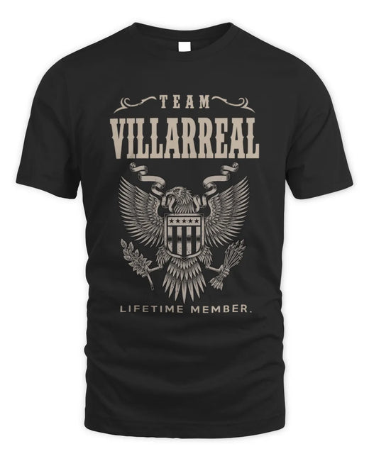 VILLARREAL TP06-K82 – Personalized Classic Style Apparel “Team NAME Lifetime Member”