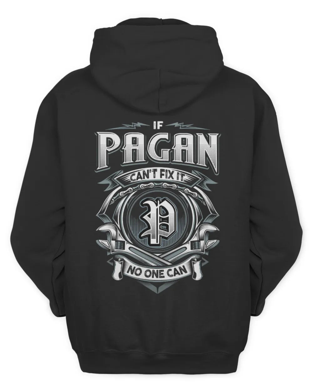 PAGAN AP81-K4-626 - Personalized Ahmed Quote Apparel “If Ahmed Can't Fix It, No One Can” - Unisex Hoodie - Black