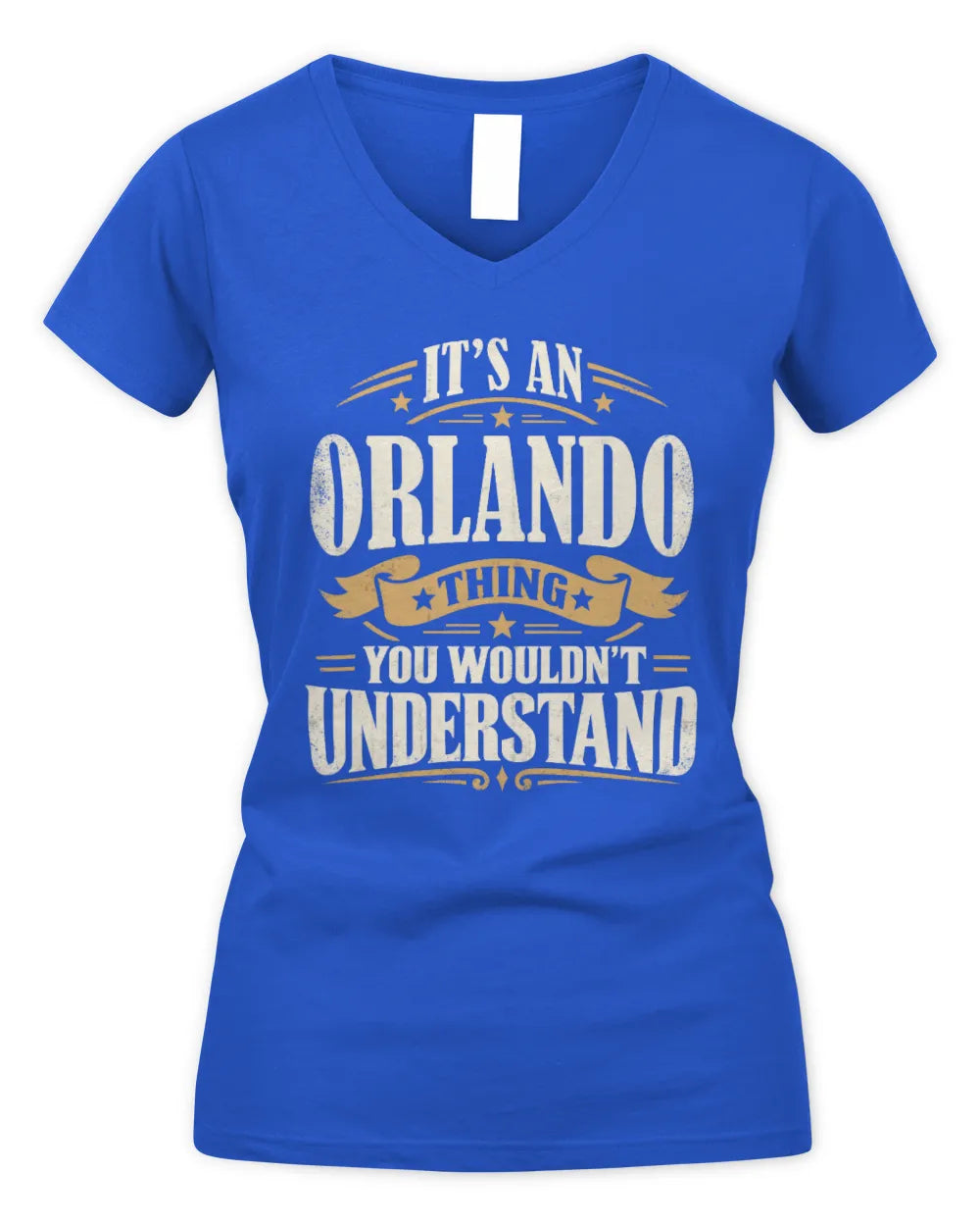 ORLANDO P08 TH51 - Personalized “It’s a/an [NAME] Thing – You Wouldn’t Understand” Shirt - Women's V-Neck T-Shirt - Royal
