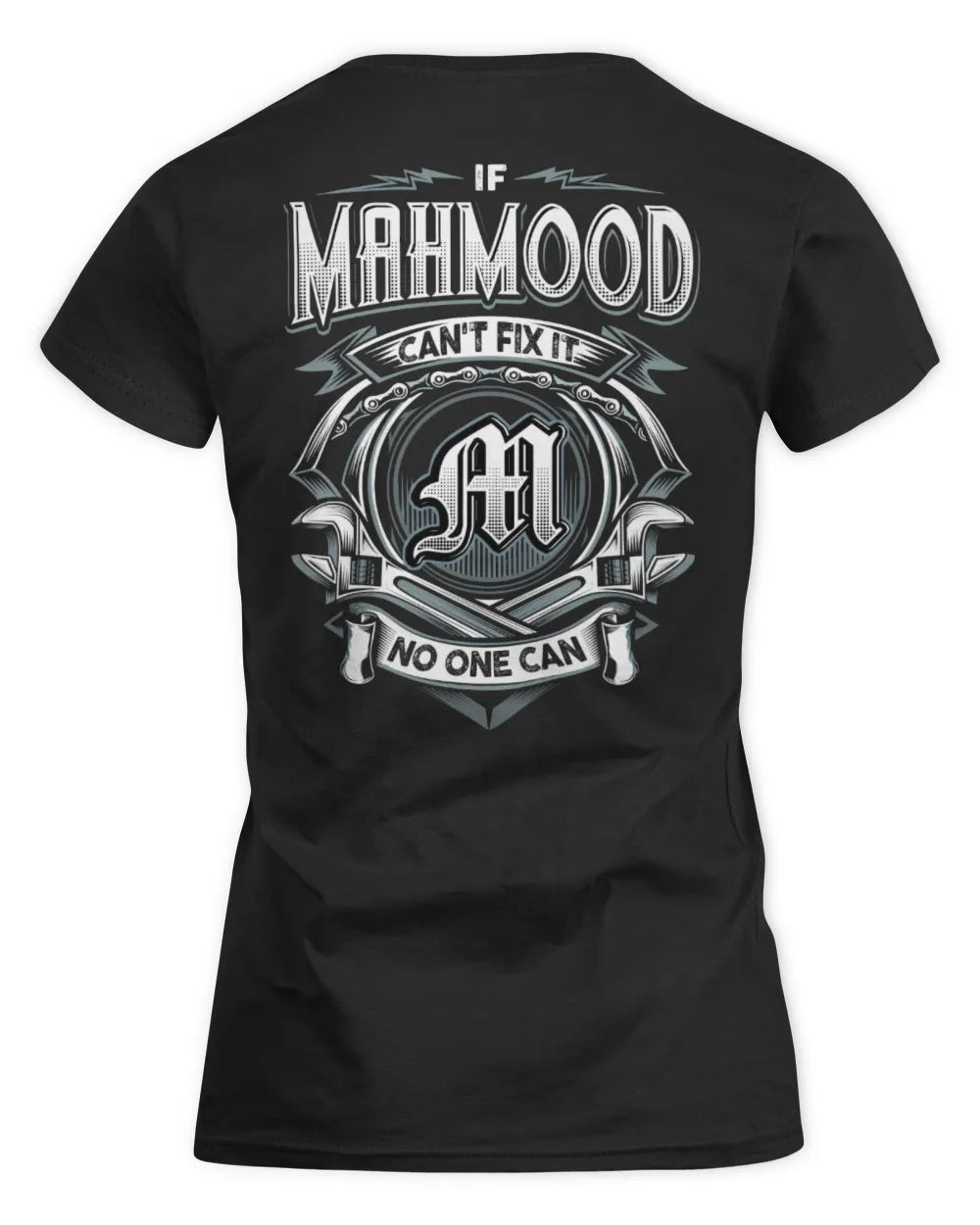 MAHMOOD AP81-K4-626 - Personalized Ahmed Quote Apparel “If Ahmed Can't Fix It, No One Can” - Women's Standard T-Shirt - Black
