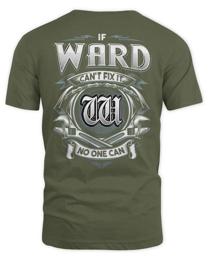 WARD AP81-K4-626 - Personalized Ahmed Quote Apparel “If Ahmed Can't Fix It, No One Can” - Unisex Standard T-Shirt - Military Green