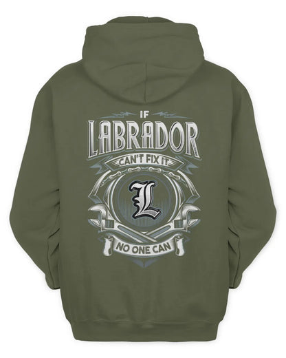 LABRADOR AP81-K4-626 - Personalized Ahmed Quote Apparel “If Ahmed Can't Fix It, No One Can” - Unisex Hoodie - Military Green