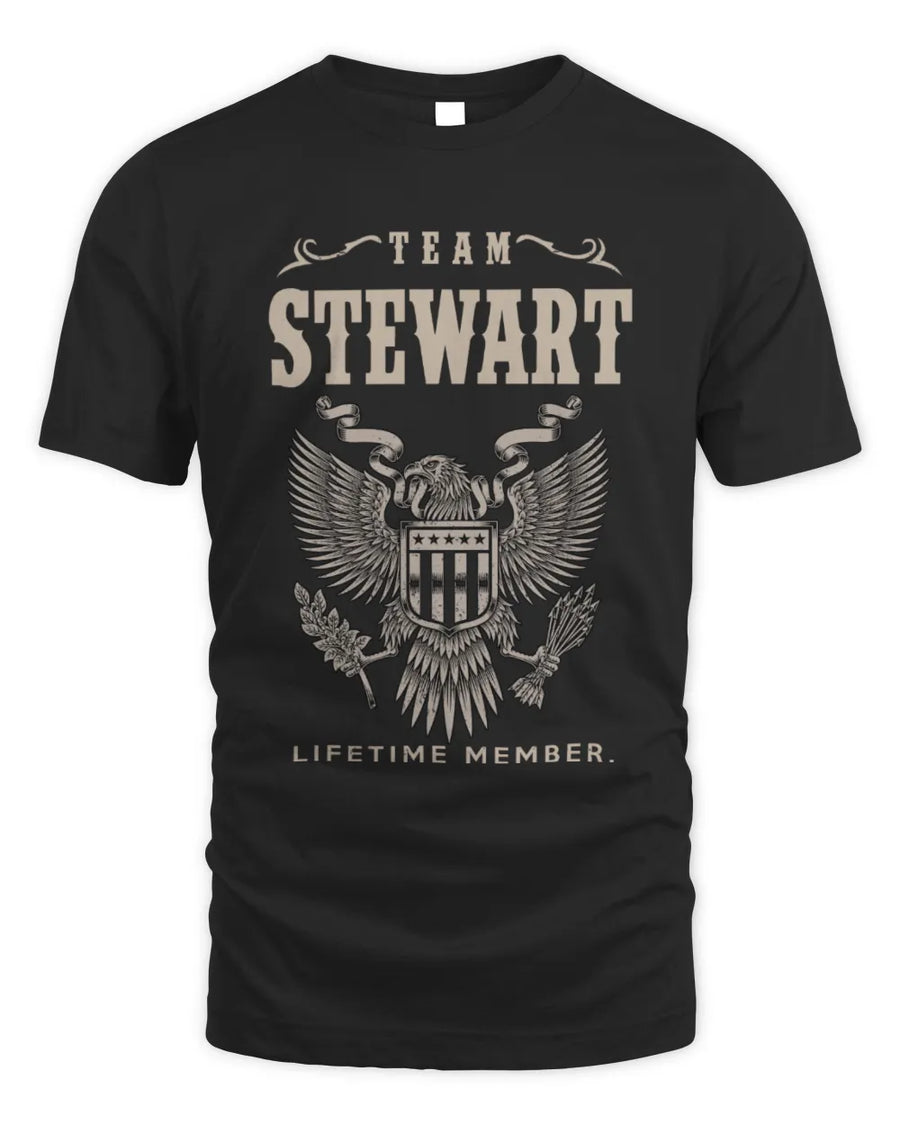STEWART TP06-K82 – Personalized Classic Style Apparel “Team NAME Lifetime Member”