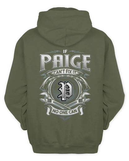 PAIGE AP81-K4-626 - Personalized Ahmed Quote Apparel “If Ahmed Can't Fix It, No One Can” - Unisex Hoodie - Military Green