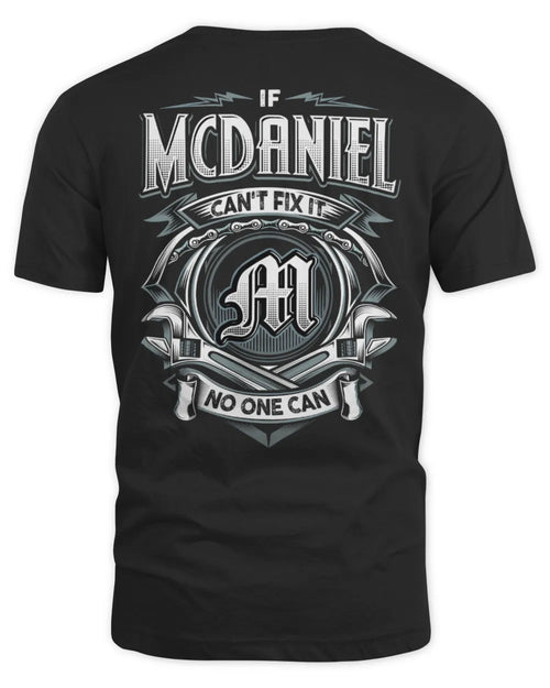 MCDANIEL AP81-K4-626 - Personalized Ahmed Quote Apparel “If Ahmed Can't Fix It, No One Can” - Unisex Standard T-Shirt - Black