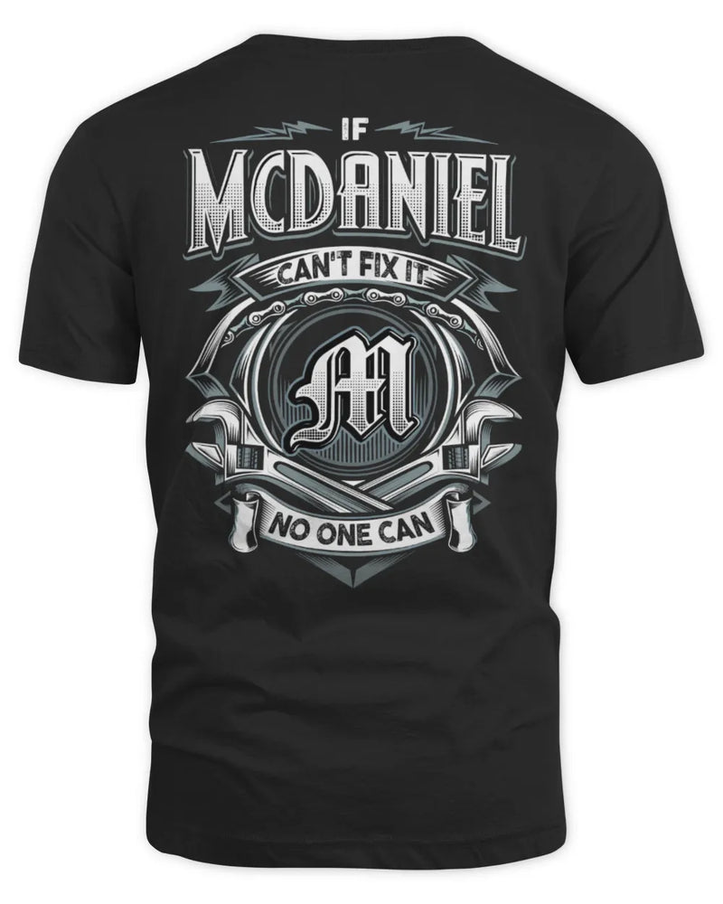 MCDANIEL AP81-K4-626 - Personalized Ahmed Quote Apparel “If Ahmed Can't Fix It, No One Can” - Unisex Standard T-Shirt - Black