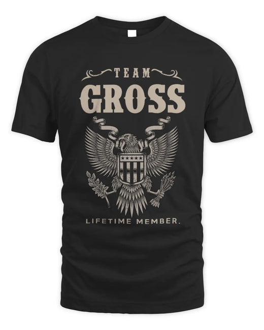GROSS TP06-K82 – Personalized Classic Style Apparel “Team NAME Lifetime Member”