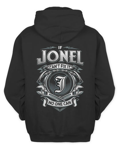 JONEL AP81-K4-626 - Personalized Ahmed Quote Apparel “If Ahmed Can't Fix It, No One Can” - Unisex Hoodie - Black