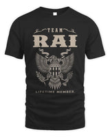 RAI TP06-K82 – Personalized Classic Style Apparel “Team NAME Lifetime Member” - Unisex Standard T-Shirt - Black