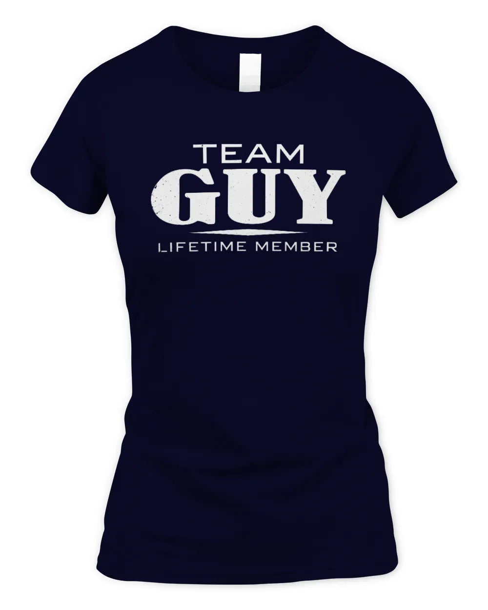 GUY BL62-K4-128 - Personalized “Team NAME Lifetime Member” - Women's Standard T-Shirt - Navy