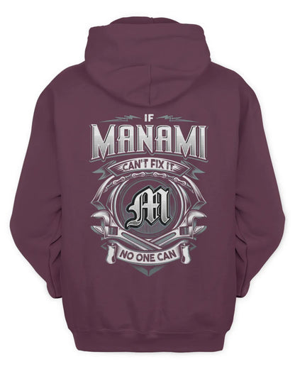 MANAMI AP81-K4-626 - Personalized Ahmed Quote Apparel “If Ahmed Can't Fix It, No One Can” - Unisex Hoodie - Maroon