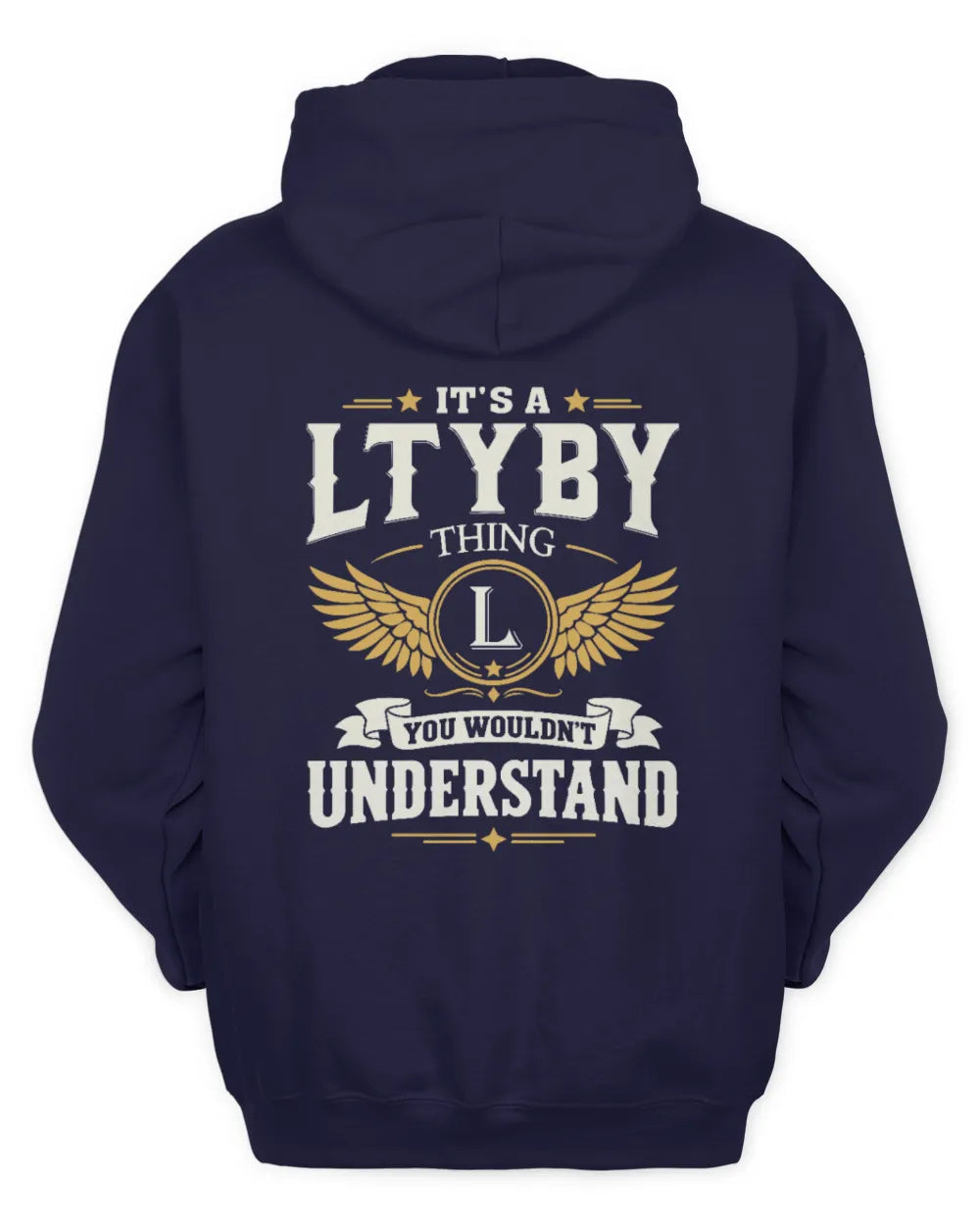 LTYBY KT06-M008 It’s a [NAME] Thing – You Wouldn’t Understand | Personalized Vintage T-Shirt - Unisex Hoodie - Navy