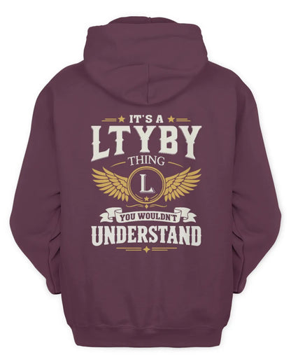 LTYBY KT06-M008 It’s a [NAME] Thing – You Wouldn’t Understand | Personalized Vintage T-Shirt - Unisex Hoodie - Maroon
