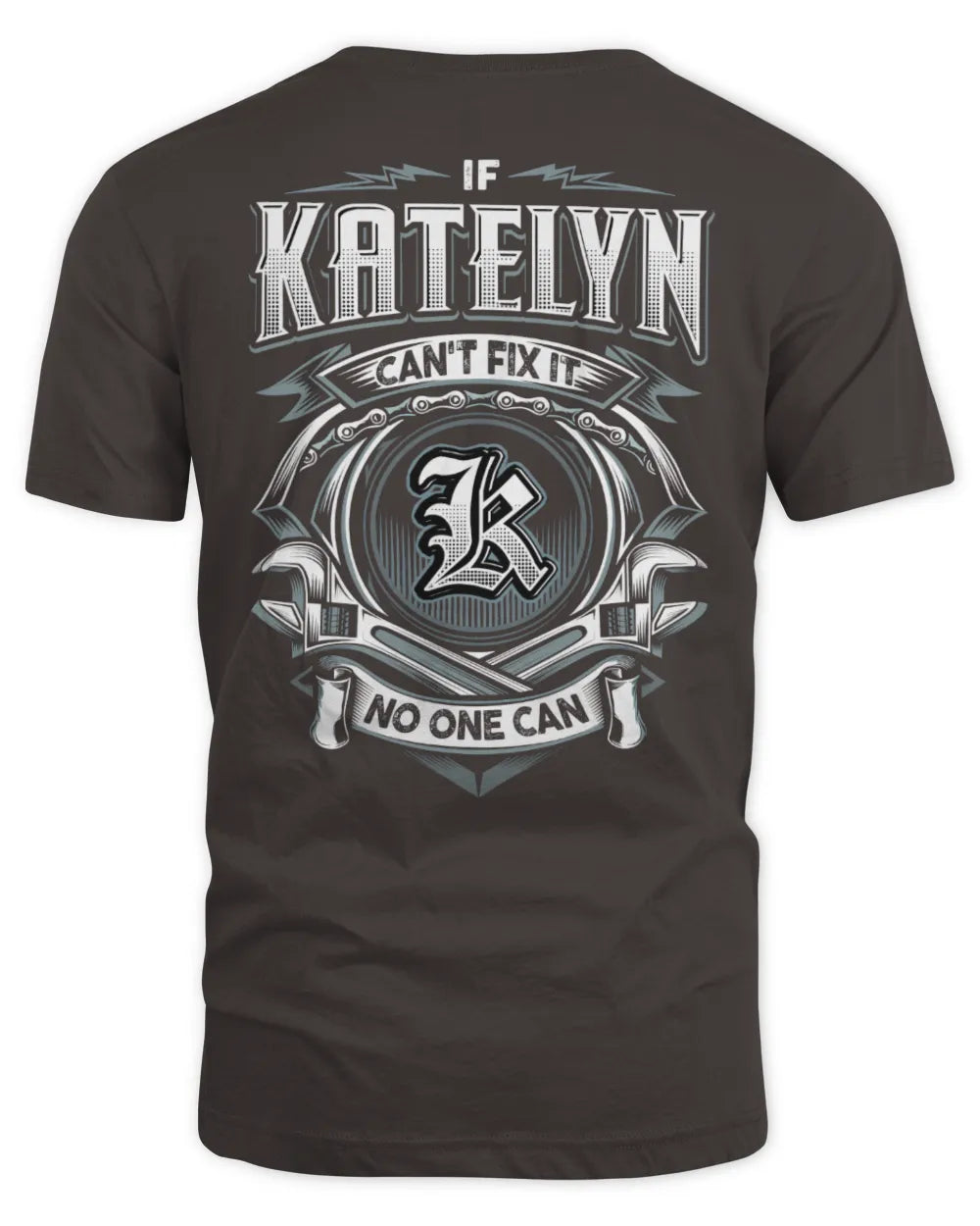 KATELYN AP81-K4-626 - Personalized Ahmed Quote Apparel “If Ahmed Can't Fix It, No One Can” - Unisex Standard T-Shirt - Dark Chocolate