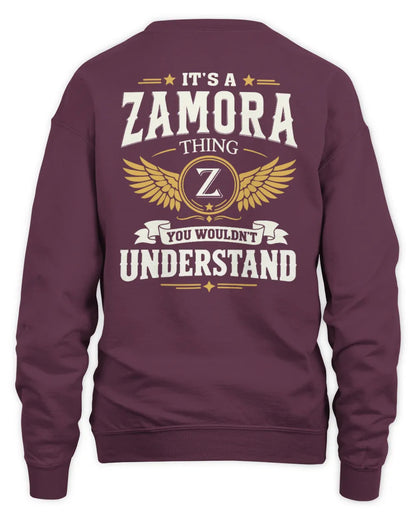 ZAMORA KT06-M008 It’s a [NAME] Thing – You Wouldn’t Understand | Personalized Vintage T-Shirt - Unisex Sweatshirt - Maroon