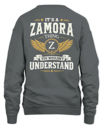 ZAMORA KT06-M008 It’s a [NAME] Thing – You Wouldn’t Understand | Personalized Vintage T-Shirt - Unisex Sweatshirt - Charcoal