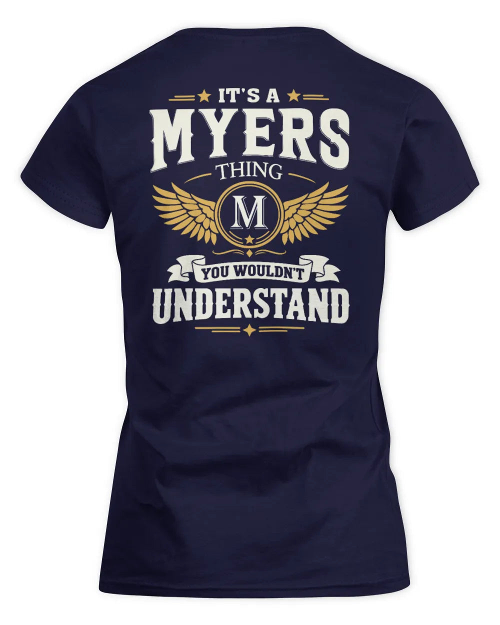 MYERS KT06-M008 It’s a [NAME] Thing – You Wouldn’t Understand | Personalized Vintage T-Shirt - Women's Standard T-Shirt - Navy