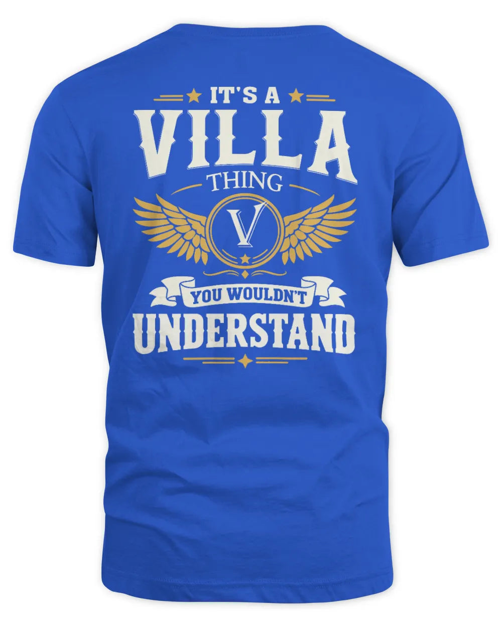 VILLA KT06-M008 It’s a [NAME] Thing – You Wouldn’t Understand | Personalized Vintage T-Shirt - Unisex Standard T-Shirt - Royal