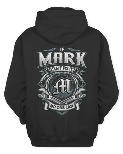 MARK AP81-K4-626 - Personalized Ahmed Quote Apparel “If Ahmed Can't Fix It, No One Can” - Unisex Hoodie - Black