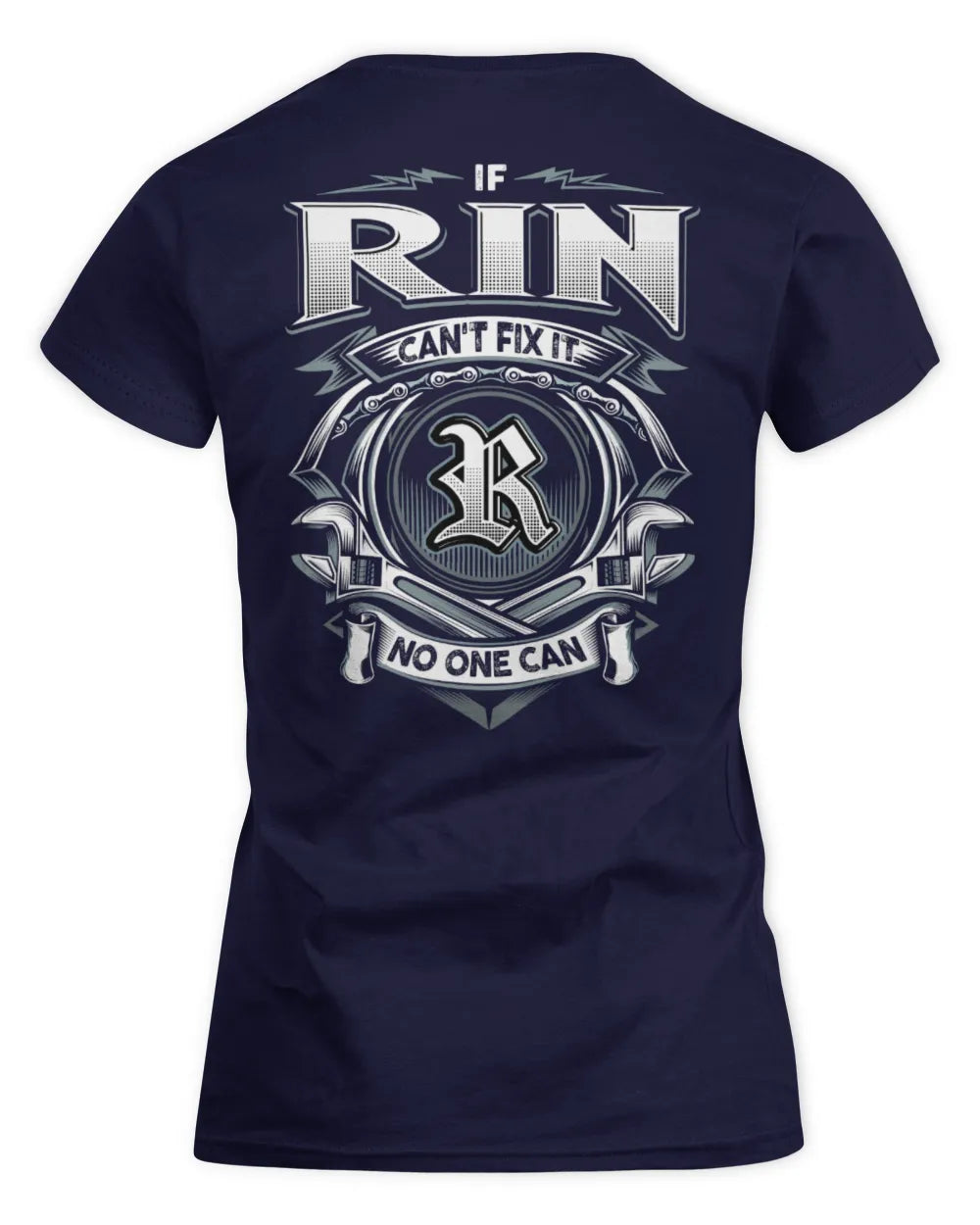 RIN AP81-K4-626 - Personalized Ahmed Quote Apparel “If Ahmed Can't Fix It, No One Can” - Women's Standard T-Shirt - Navy