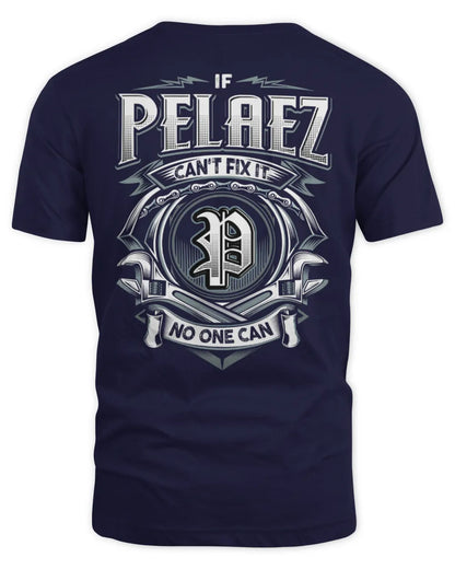 PELAEZ AP81-K4-626 - Personalized Ahmed Quote Apparel “If Ahmed Can't Fix It, No One Can” - Unisex Standard T-Shirt - Navy