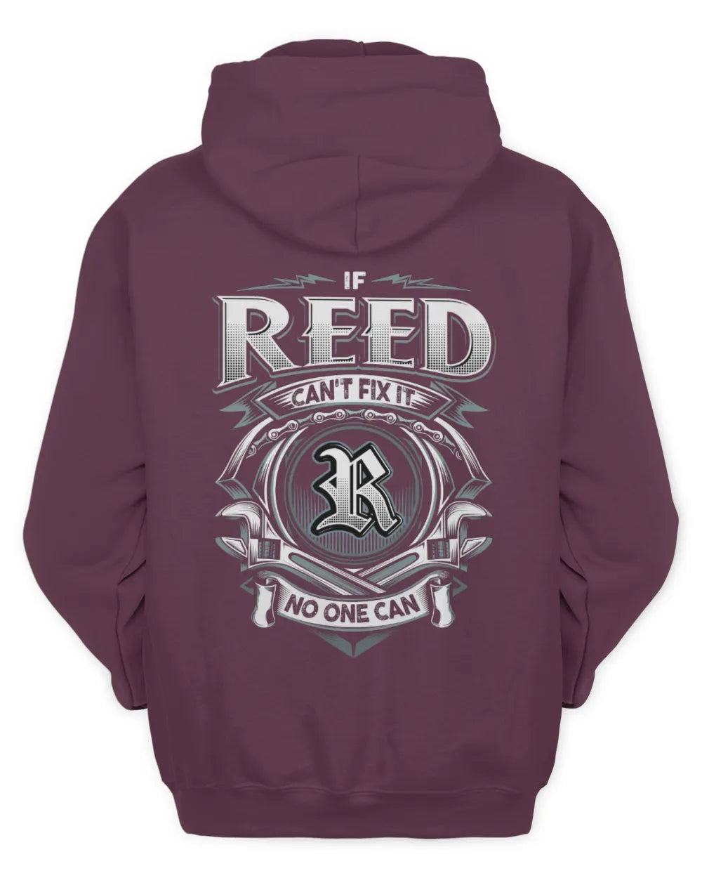 REED AP81-K4-626 - Personalized Ahmed Quote Apparel “If Ahmed Can't Fix It, No One Can” - Unisex Hoodie - Maroon