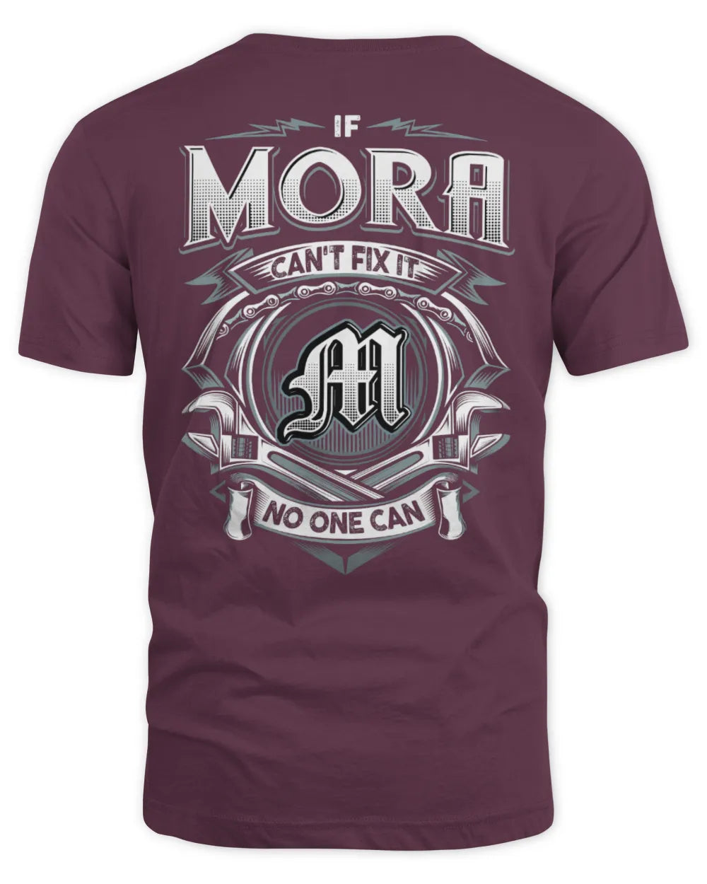 MORA AP81-K4-626 - Personalized Ahmed Quote Apparel “If Ahmed Can't Fix It, No One Can” - Unisex Standard T-Shirt - Maroon