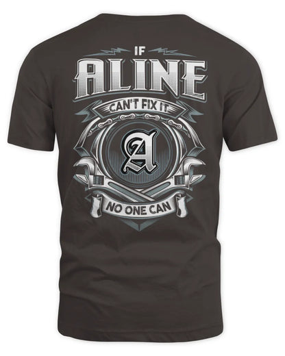ALINE AP81-K4-626 - Personalized Ahmed Quote Apparel “If Ahmed Can't Fix It, No One Can” - Unisex Standard T-Shirt - Dark Chocolate