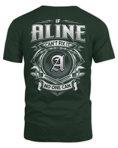 ALINE AP81-K4-626 - Personalized Ahmed Quote Apparel “If Ahmed Can't Fix It, No One Can” - Unisex Standard T-Shirt - Forest Green